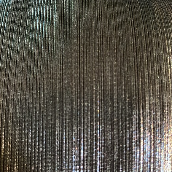 NEW Sugarlips Midnight Strikes Metallic Faux Wrap Dress Size Small - Picture 7 of 9